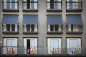 Imagen de archivo de pisos turísticos en Pamplona. EFE/ Villar López