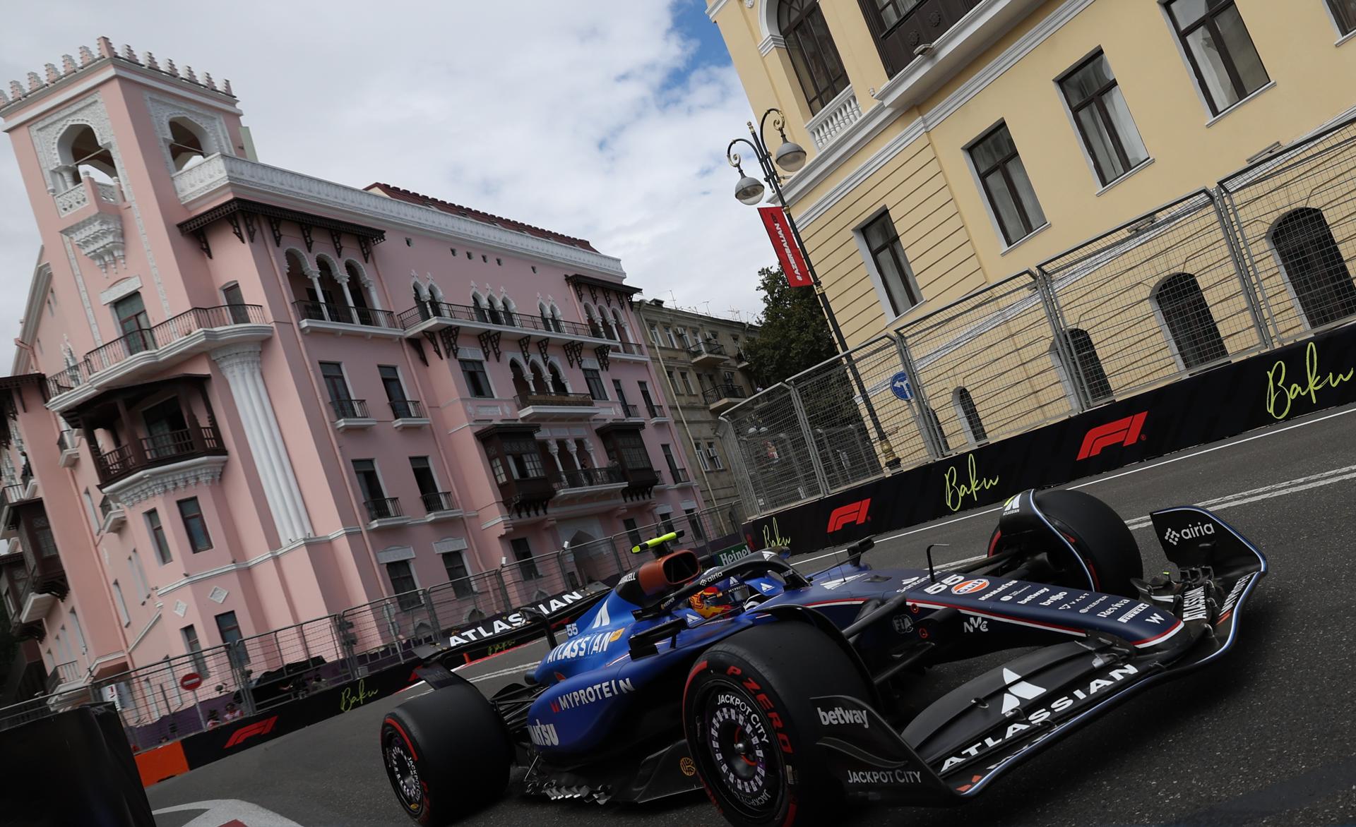 El español Carlos Sainz (Williams), en el Gran Premio de Azerbaiyán EFE/EPA/ALI HAIDER