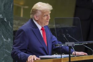 Foto de archivo del presidente de Estados Unidos, Donald Trump. EFE/SARAH YENESEL
