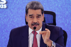 El presidente de Venezuela, Nicolás Maduro, habla en una rueda de prensa en Caracas (Venezuela), en una fotografía de archivo. EFE/Miguel Gutierrez