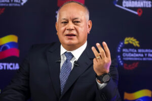 Fotografía del 17 de septiembre del 2025 del ministro de Interior, Justicia y Paz, Diosdado Cabello. EFE/ Miguel Gutiérrez
