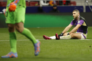 Fotografía de Mariscal, en la que puede verse en una imagen de archivo del 21 de enero de 2023 al futbolista israelí Shon Weissman, entonces jugador del Valladolid. EFE