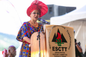 La primera ministra de Trinidad y Tobago, Kamla Persad Bissessar, en una foto de archivo. EFE/ Andrea De Silva