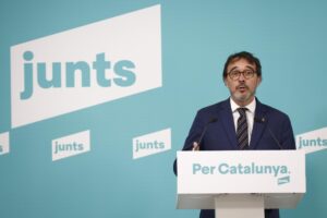 Imagen de archivo del vicepresidente y portavoz de JxCat, Josep Rius. EFE/Quique García
