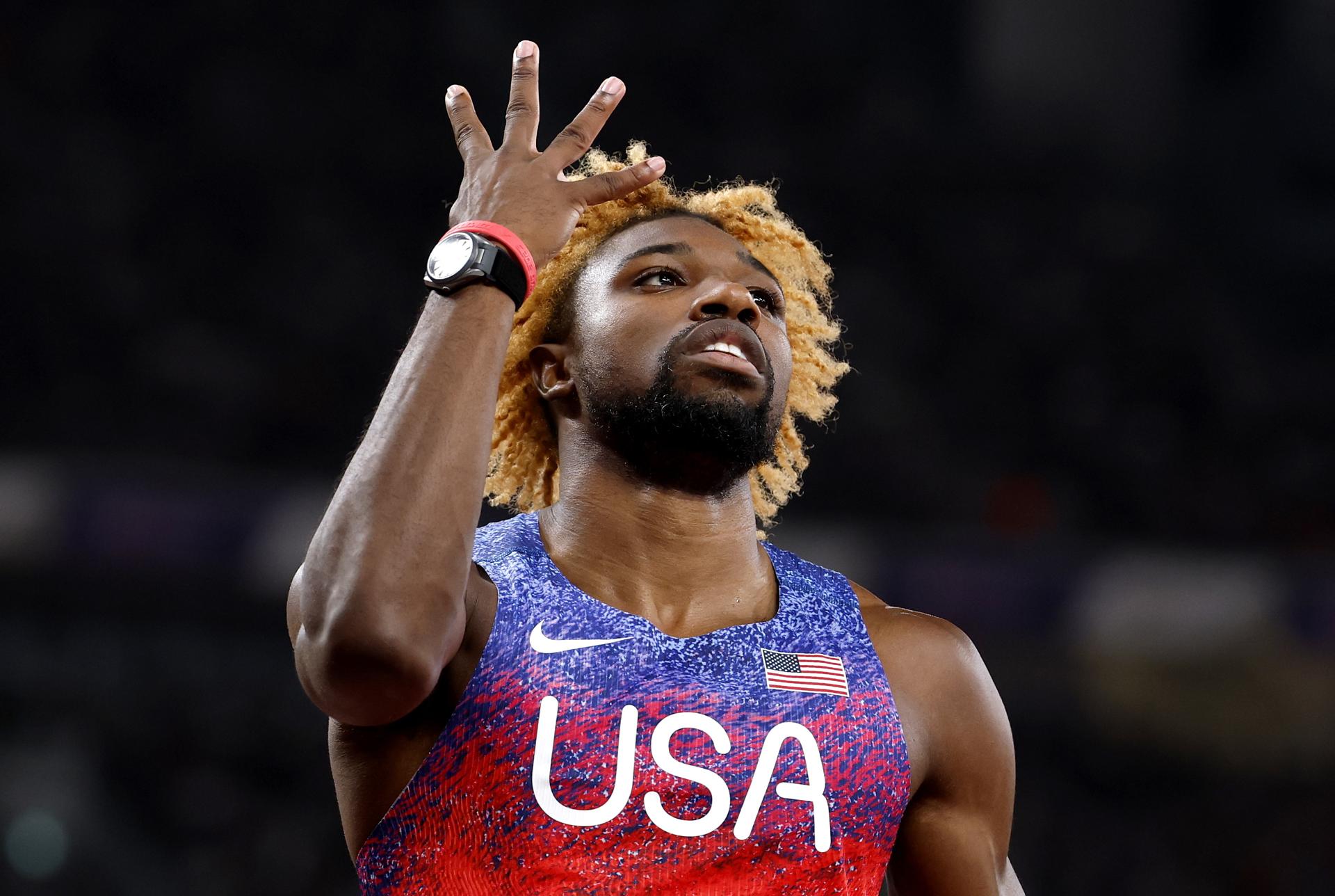 El estadounidense Noah Lyles se reivindicó este viernes en Tokio en los 200 metros lisos como el gran dominador de la distancia con su cuarto oro mundial consecutivo. EFE/EPA/FRANCK ROBICHON