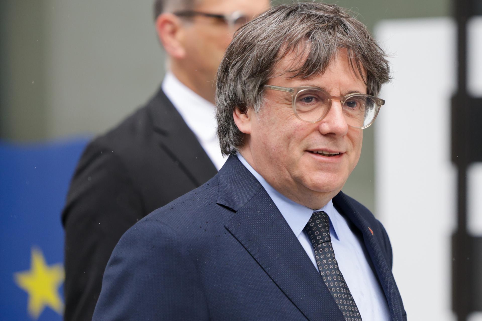 El expresidente de Cataluña y líder de Junts, Carles Puigdemont. EFE/EPA/OLIVIER MATTHYS
