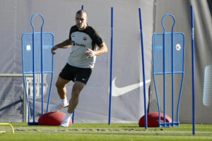 Foto de archivo del ya excentrocampista del Barcelona Oriol Romeu. EFE/ Alberto Estévez