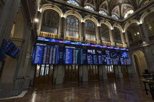 Imagen de la Bolsa de Madrid. EFE/ Altea Tejido