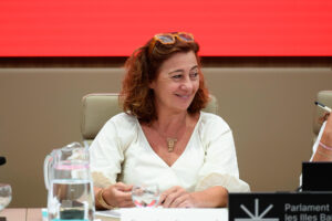 La presidenta del Congreso de los Diputados Franciana Armengol asiste este jueves a las jornadas del Partido Socialista de las Islas Baleares (PSIB). EFE/ Miquel A. Borràs