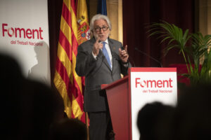 El presidente de Foment del Treball, Josep Sanchez Llibre. EFE/Marta Pérez