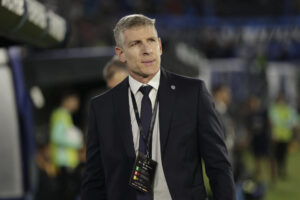 El nuevo entrenador del Fortaleza, Martín Palermo, en una imagen de archivo. EFE/ Juan Pablo Pino