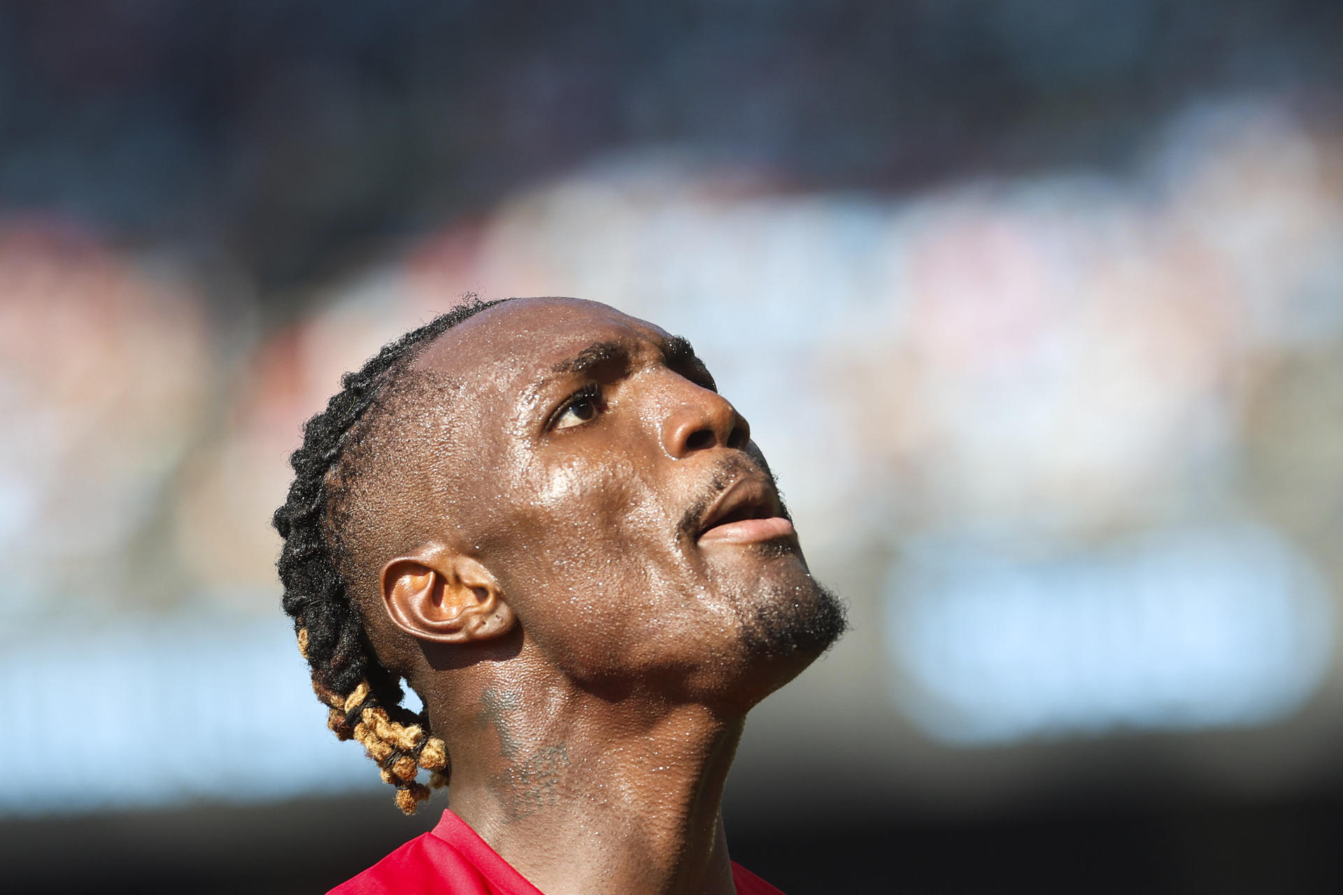 El centrocampista nigeriano Christantus Uche, que deja el Getafe y jugará en el Crystal Palace inglés. EFE/ Salvador Sas