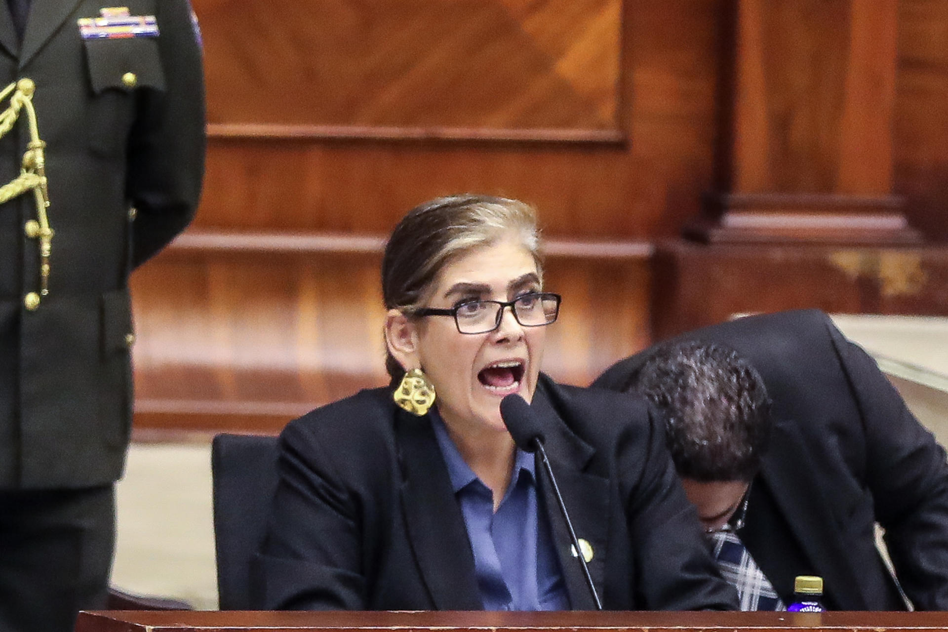La embajadora de Ecuador ante la Organización de Estados Americanos (OEA), Mónica Palencia, en una fotografía de archivo. EFE/José Jácome