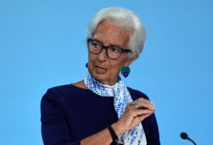 Foto de archivo de la presidenta del Banco Central Europeo (BCE), Christine Lagarde. EFE/EPA/RONALD WITTEK