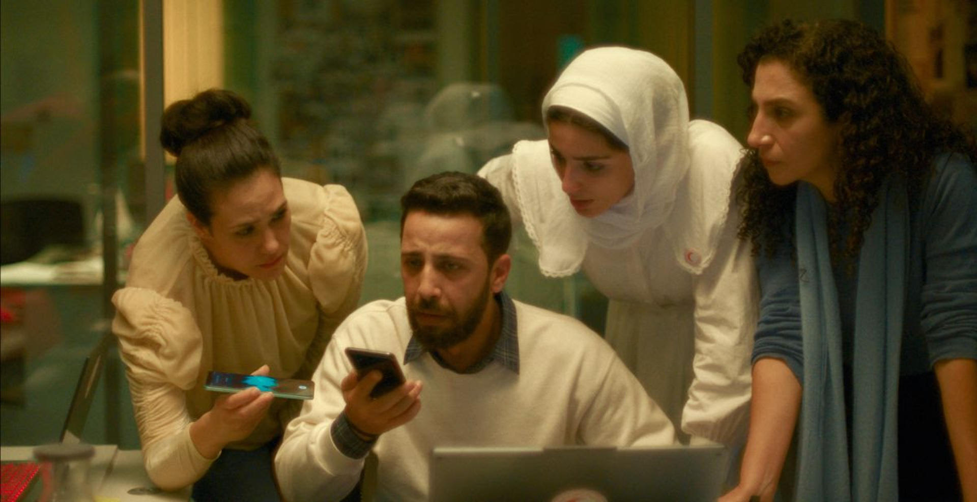 Fotograma de la película 'La voz de Hind', dirigida por la tunecina Kaouther Ben Hania, ganadora del Gran Premio del Jurado en la Mostra de Venecia y candidata de Túnez al Óscar a mejor película internacional. EFE/Elástica SÓLO USO EDITORIAL / SÓLO DISPONIBLE PARA ILUSTRAR LA NOTICIA QUE ACOMPAÑA (CRÉDITO OBLIGATORIO)