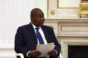 Foto de archivo de Faustin-Archange Touadér, presidente de la República Centroafricana. EFE/EVGENIA NOVOZHENINA
