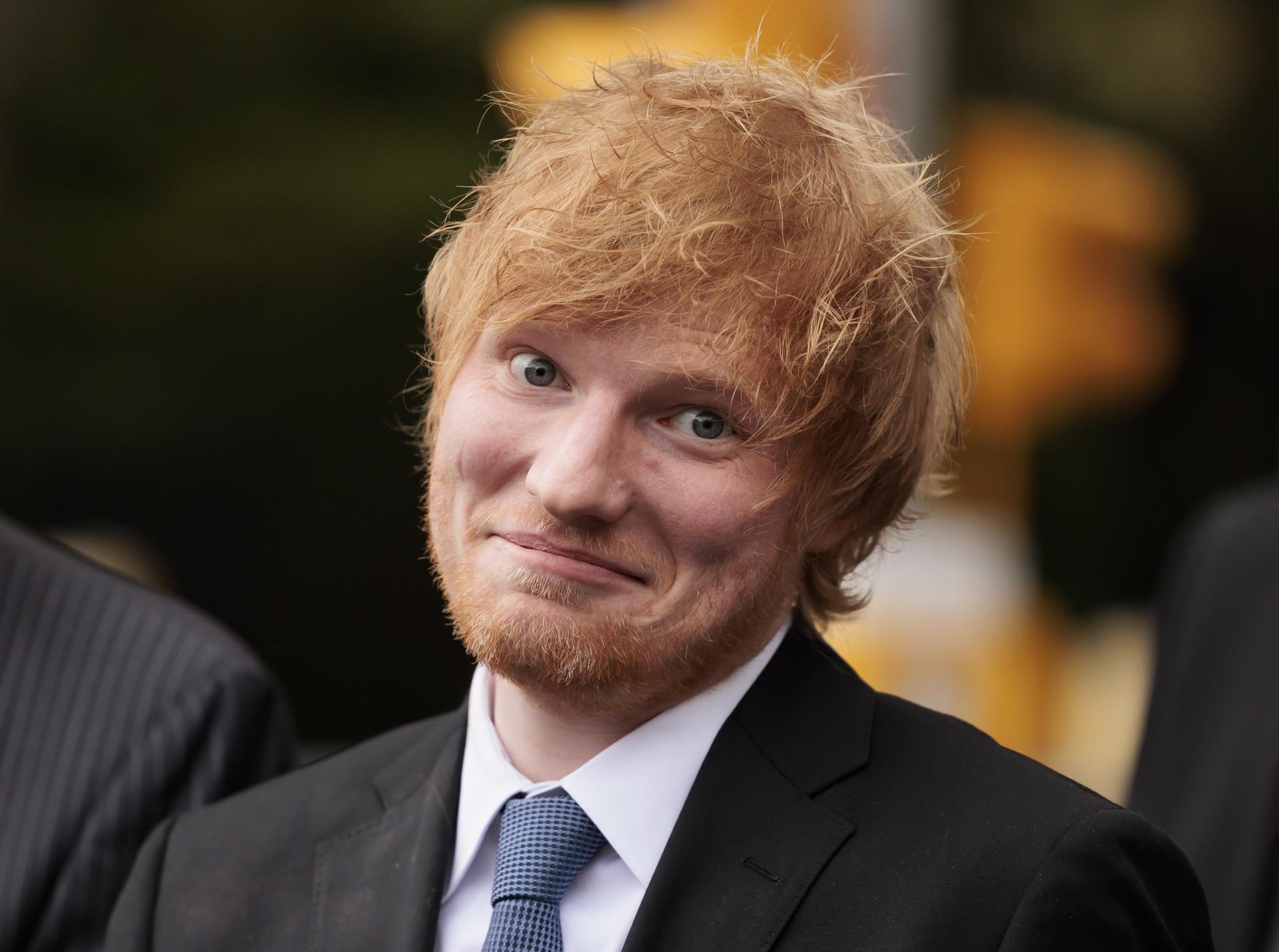 Foto de archivo del cantante británico Ed Sheeran. EFE/EPA/JUSTIN LANE