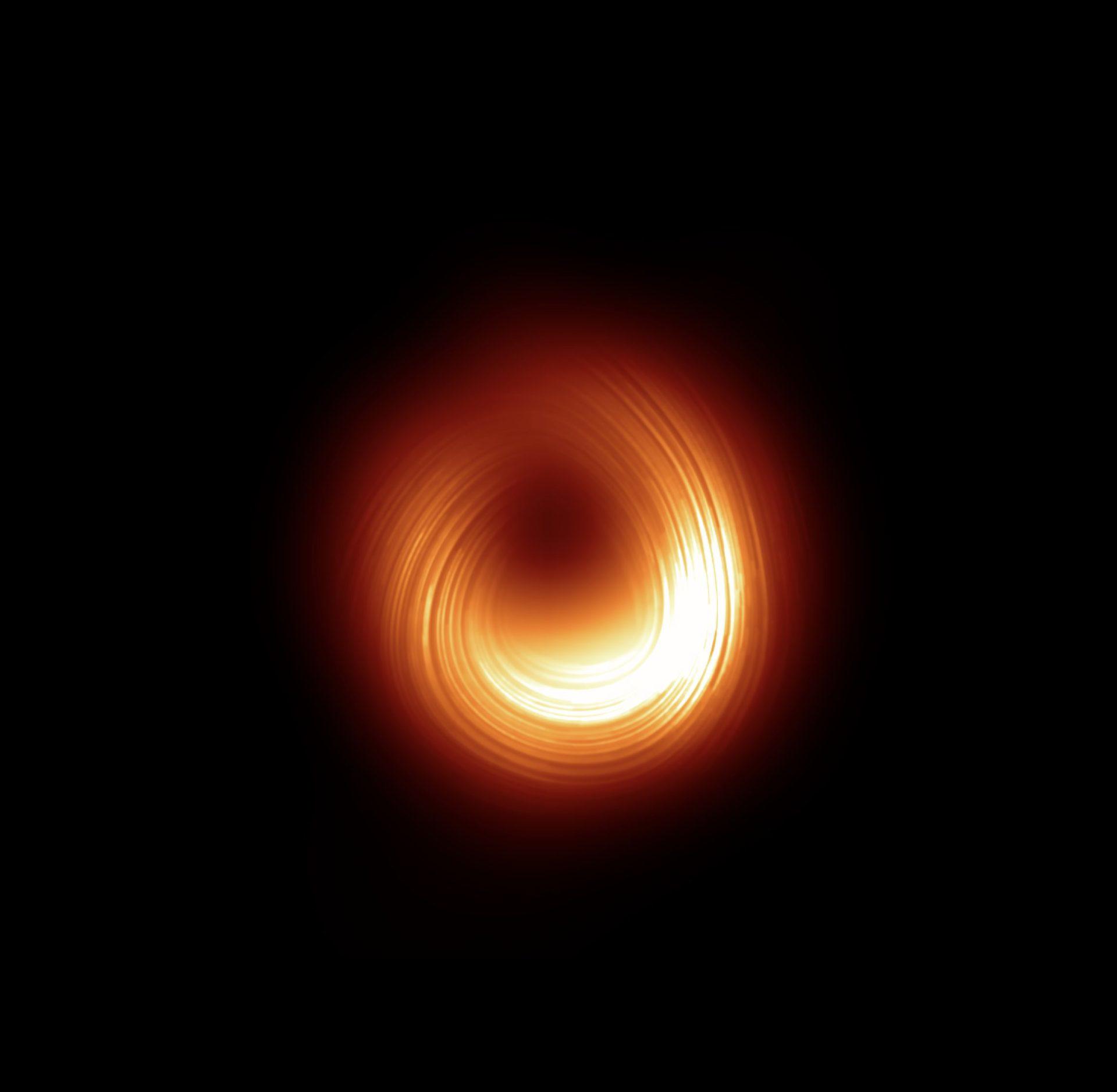 Nueva imagen del agujero negro supermasivo situado en el centro de la galaxia M87, conocido como M87*, a partir de observaciones realizadas en 2021. Créditos: Colaboración EHT