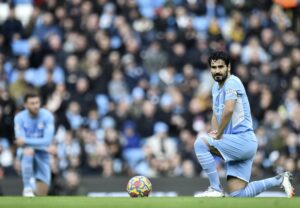 Foto de archivo del mediocampista alemán Ilkay Gündogan, que ha sido confirmado este martes como nuevo jugador del Galatasaray, firmando un contrato de dos años tras abandonar el Manchester City. EFE/EPA/PETER POWELL