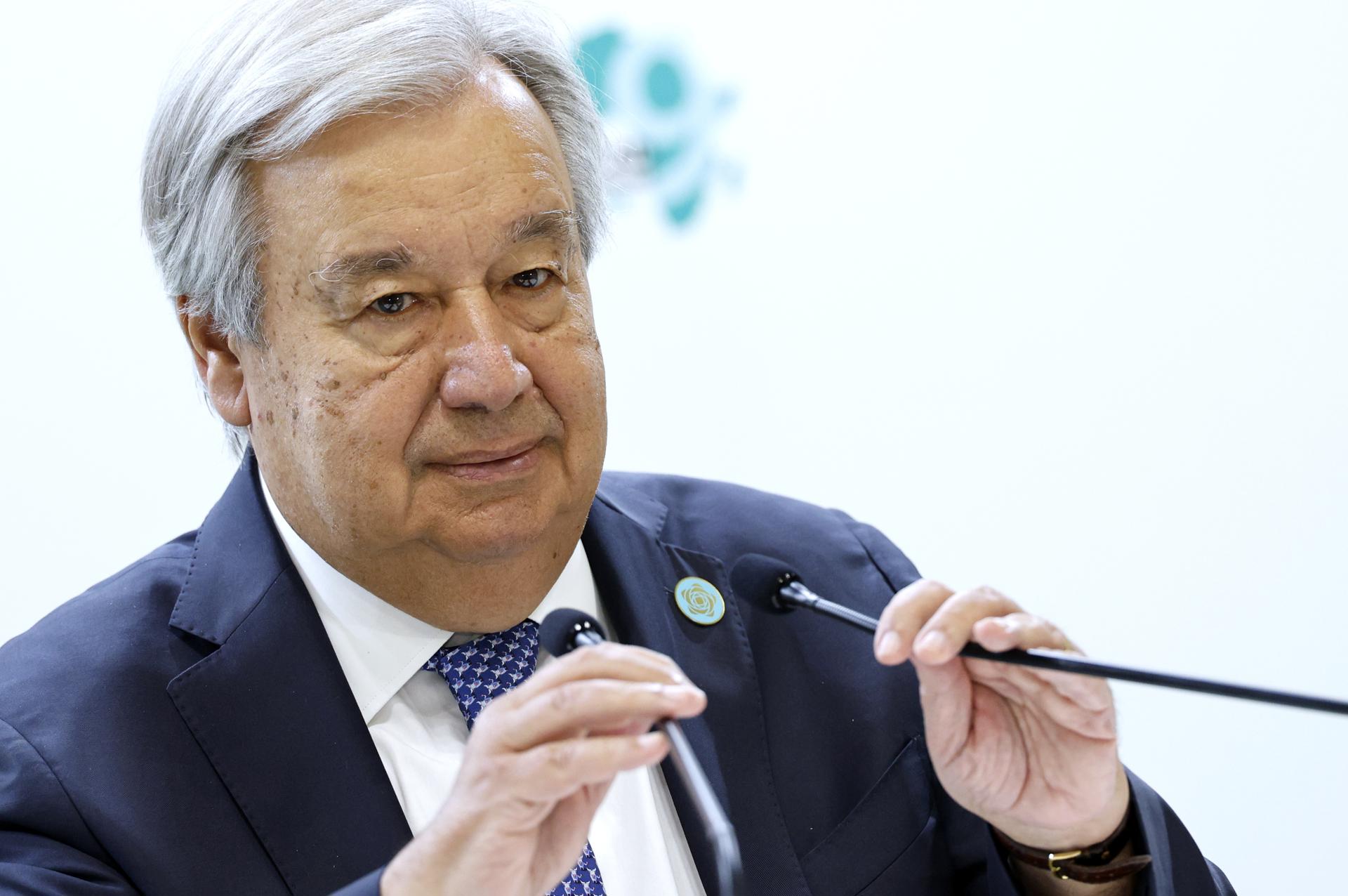 El secretario general de la ONU, António Guterres. EFE/Ffranck Robichon