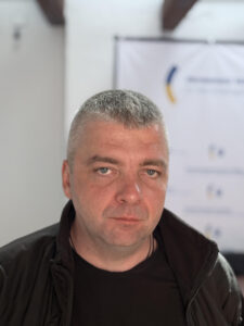 El ucraniano Maksym Butkevych, uno de los pacifistas más conocidos de su país, premio Václav Havel de Derechos Humanos. EFE/Luis Lidón
