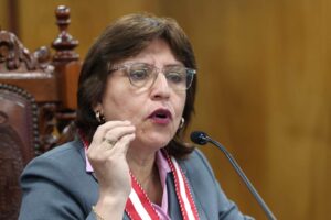 La fiscal de la Nación de Perú, Delia Espinoza, en una foto de archivo. EFE/ Paolo Aguilar