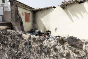 Imagen de archivo (16/07/2025).- Inmueble en Las Palmas en el que una menor sufrió quemaduras muy graves el 16 de julio del 2025. EFE/Quique Curbelo
