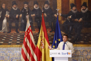 El president de la Generalitat, Carlos Mazón. EFE/Ana Escobar