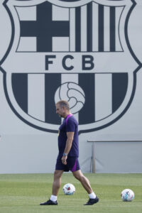 El entrenador del FC Barcelona, Hansi Flick, en foto de archivo de Andreu Dalmau . EFE