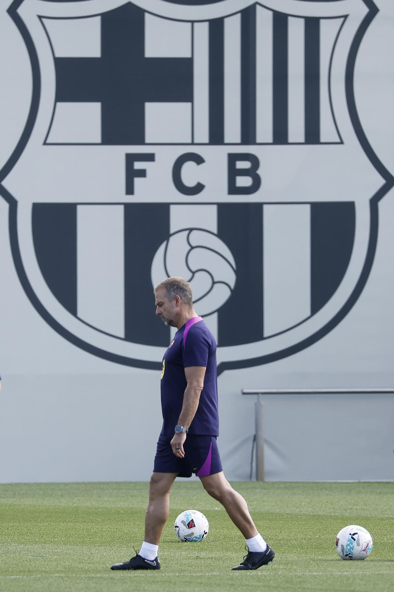 El entrenador del FC Barcelona, Hansi Flick, en foto de archivo de Andreu Dalmau . EFE