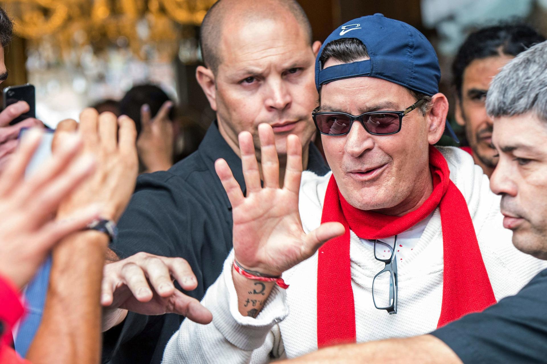 El actor estadounidense Charlie Sheen. EFE/Daniel Fernández/Archivo