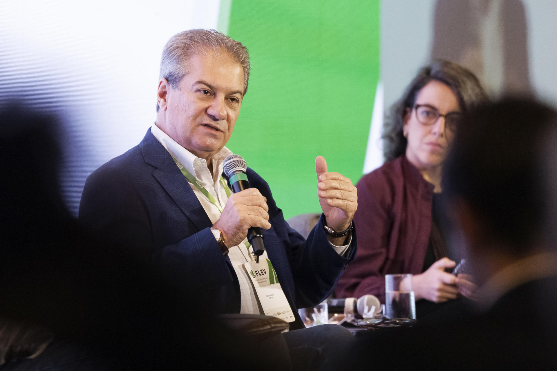 El secretario ejecutivo del Consorcio Amazonia Legal y enviado especial de la COP30 para los estados amazónicos, Marcello Brito, al intervenir, el pasado 4 de septiembre, en el III Foro Latinoamericano de Economía Verde (FLEV), en São Paulo (Brasil). EFE/Isaac Fontana