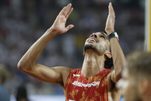 Foto de archivo del atleta español Mohamed Katir. EFE/Javier Etxezarreta