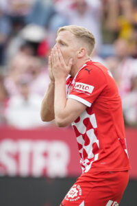 El jugador del Girona Donny van de Beek en foto de archivo de David Borrat. EFE