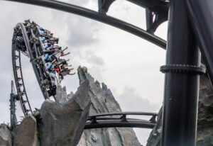 Fotografía de archivo de una de las atracciones del parque Universal Epic Universe. EFE/CRISTOBAL HERRERA-ULASHKEVICH