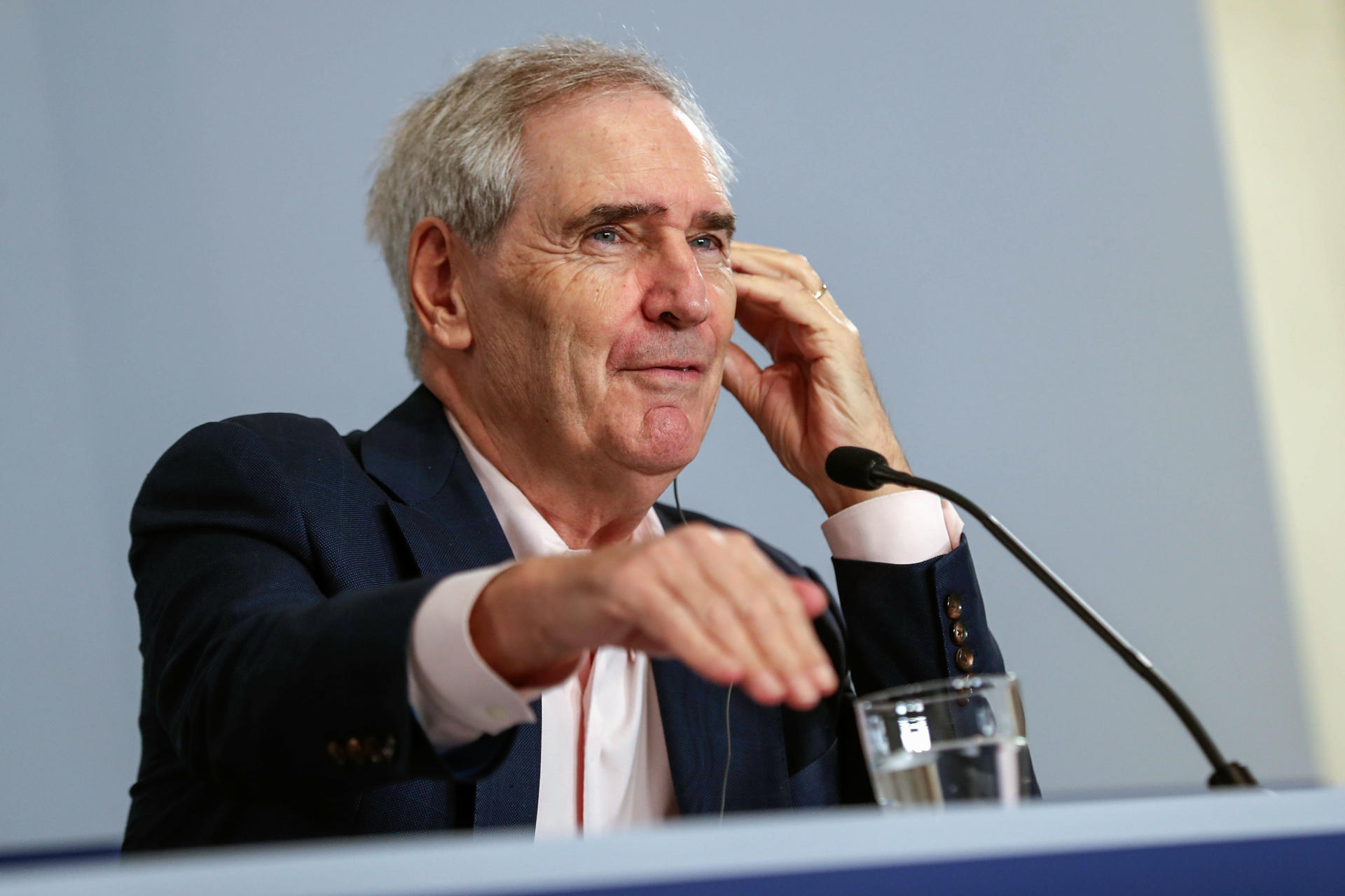 El escritor, ensayista, académico y expolítico canadiense, Michael Ignatieff, Premio Princesa de Asturias de Ciencias Sociales 2024. EFE/ J.L. Cereijido