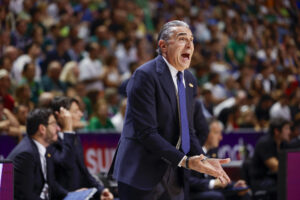El entrenador del Real Madrid, Sergio Scariolo. EFE/ Jorge Zapata