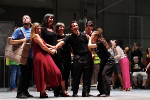 Fotografía de los ensayos 'El orgullo de quererte', cedida por Teatros del Canal. EFE//SOLO USO EDITORIAL