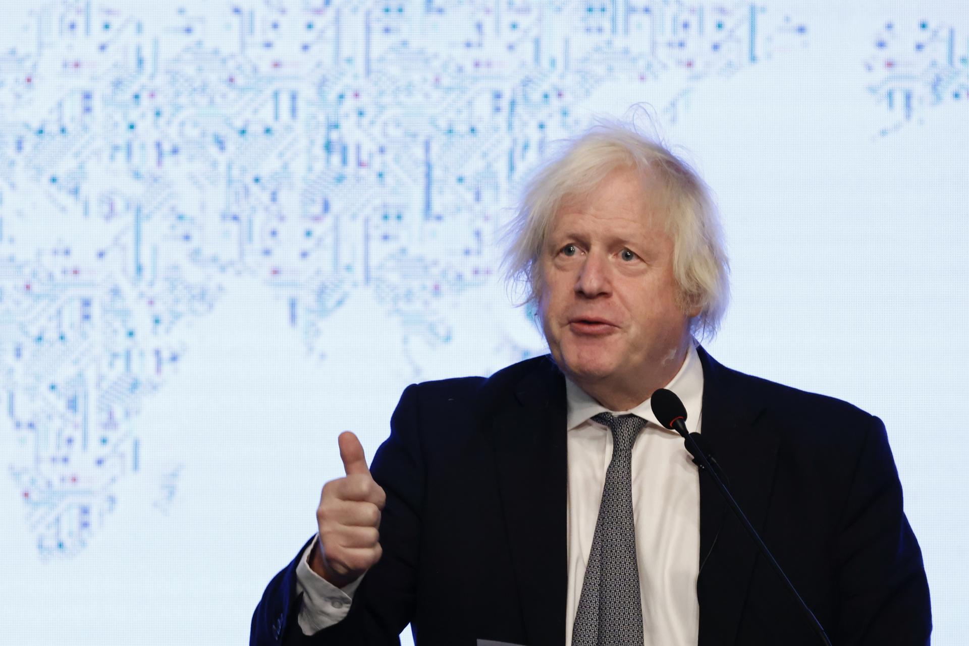 Foto de archivo del ex primer ministro británico Boris Johnson. EFE/EPA/RITCHIE B. TONGO