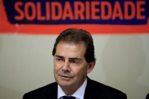 Fotografía de archivo del diputado brasileño Paulo Pereira da Silva, durante una rueda de prensa, en Brasilia (Brasil). EFE/Fernando Bizerra Jr.