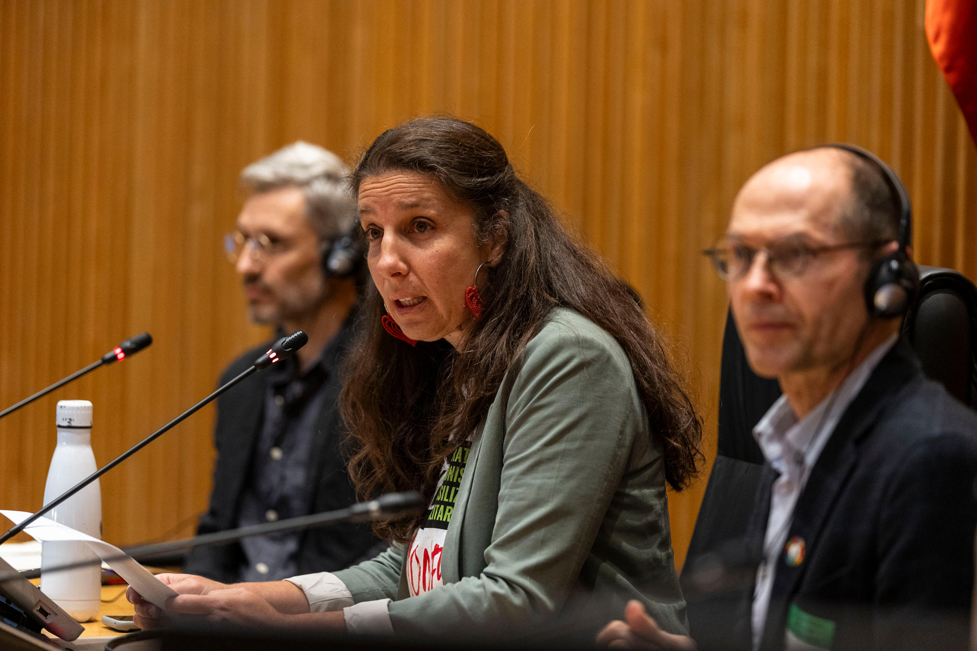 Eva Saldaña, directora ejecutiva de Greenpeace España. © Greenpeace/Pablo Blazquez.
