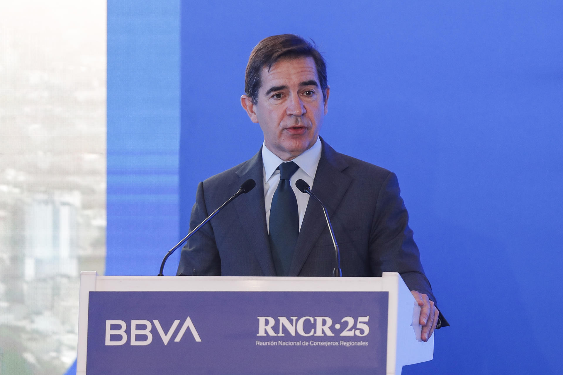 Imagen de archivo del presidente del grupo BBVA, Carlos Torres Vila. EFE/ Isaac Esquivel