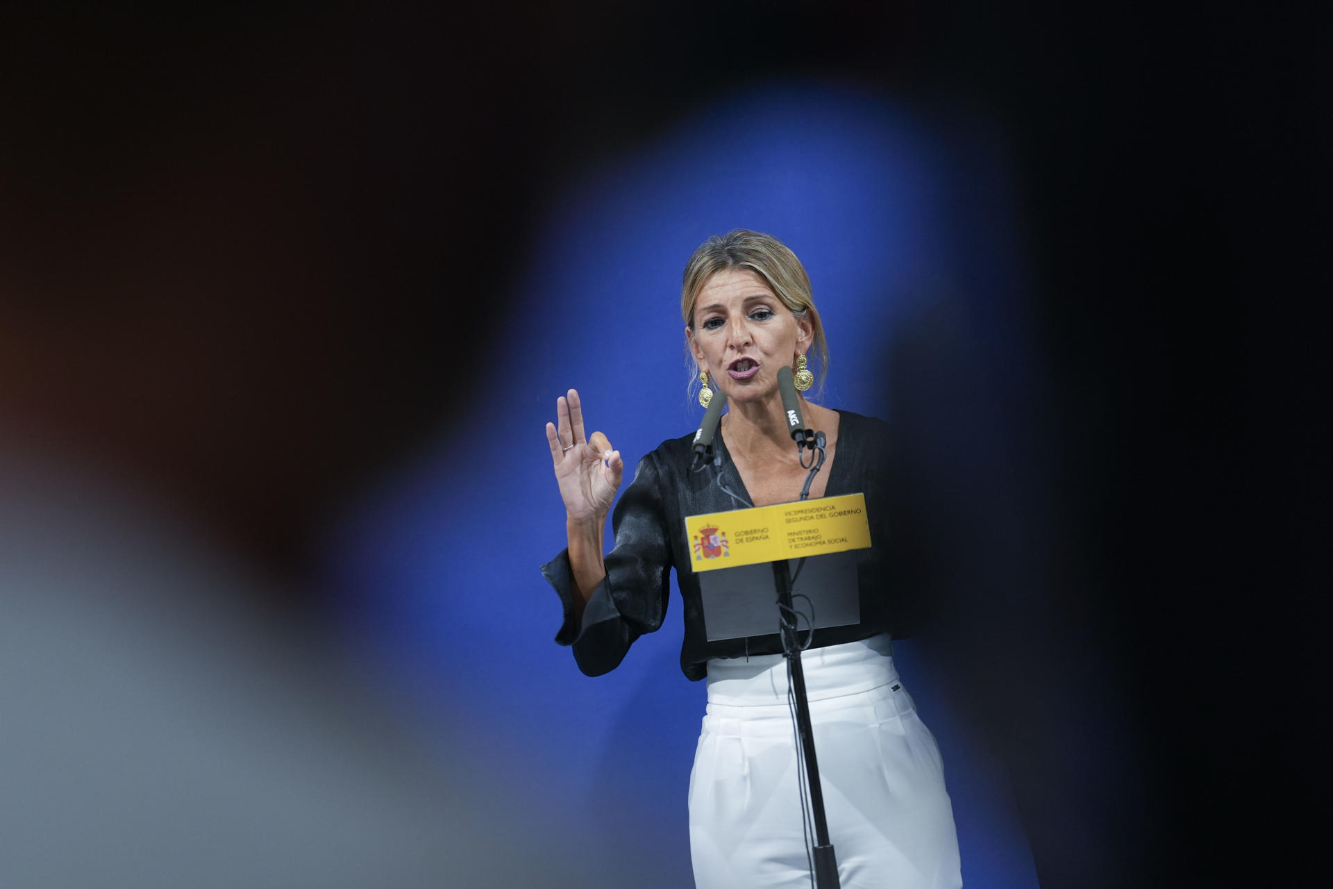 La vicepresidenta segunda y ministra de Trabajo y Economía Social, Yolanda Díaz, en una imagen de archivo. EFE/ Borja Sanchez-trillo