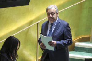 El secretario general de la ONU, António Guterres. EFE/EPA/SARAH YENESEL