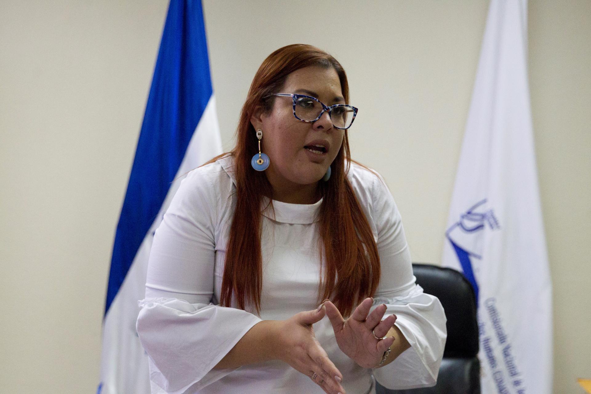 Foto de archivo de la Comisionada de Derechos Humanos en Honduras, Blanca Izaguirre. EFE/Gustavo Amador