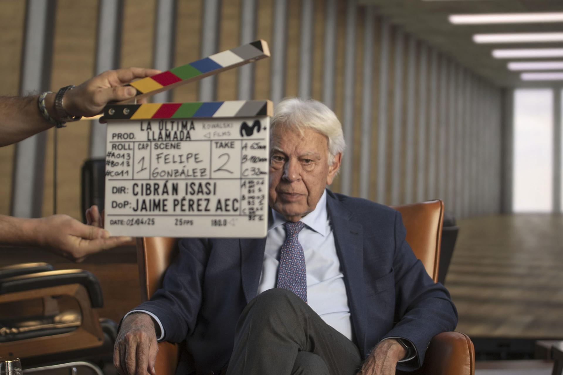 El expresidente del Gobierno Felipe González en una imagen de la docuserie "La última llamada" (Movistar Plus+, 16 de octubre) que reunirá por primera vez en una serie documental a Felipe González, José María Aznar, José Luís Rodríguez Zapatero y Mariano Rajoy para ofrecer una mirada inédita sobre el ejercicio del poder en España. EFE/Movistar Plus+***SOLO USO EDITORIAL/SOLO DISPONIBLE PARA ILUSTRAR LA NOTICIA QUE ACOMPAÑA (CRÉDITO OBLIGATORIO)***
