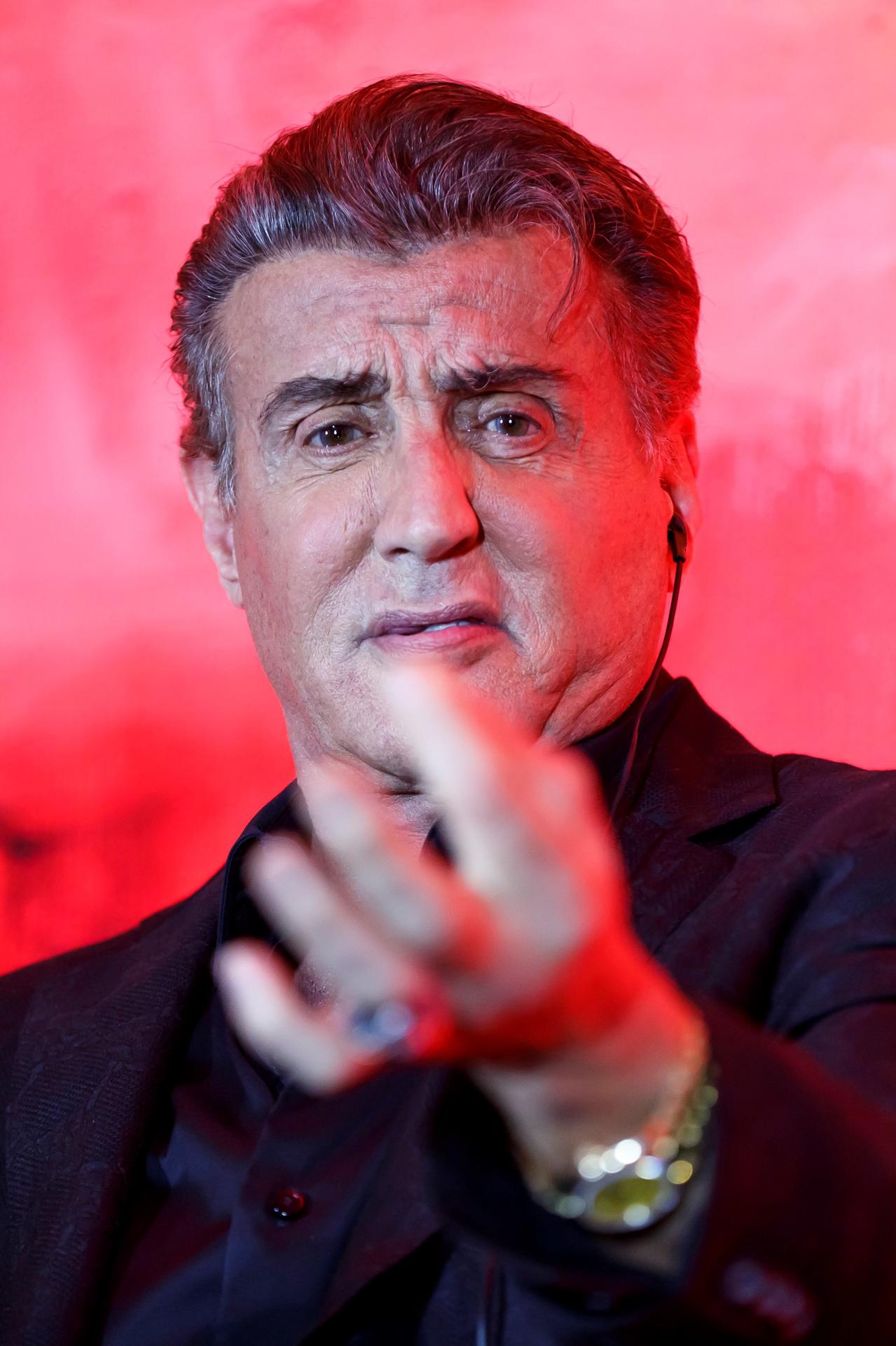 Archivo (12/09/2019).- El actor estadounidense Sylvester Stallone. EFE/José Méndez