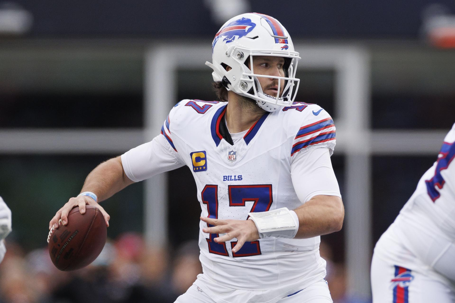 Josh Allen, pasador de los Buffalo Bills. EFE/EPA/CJ GUNTHER