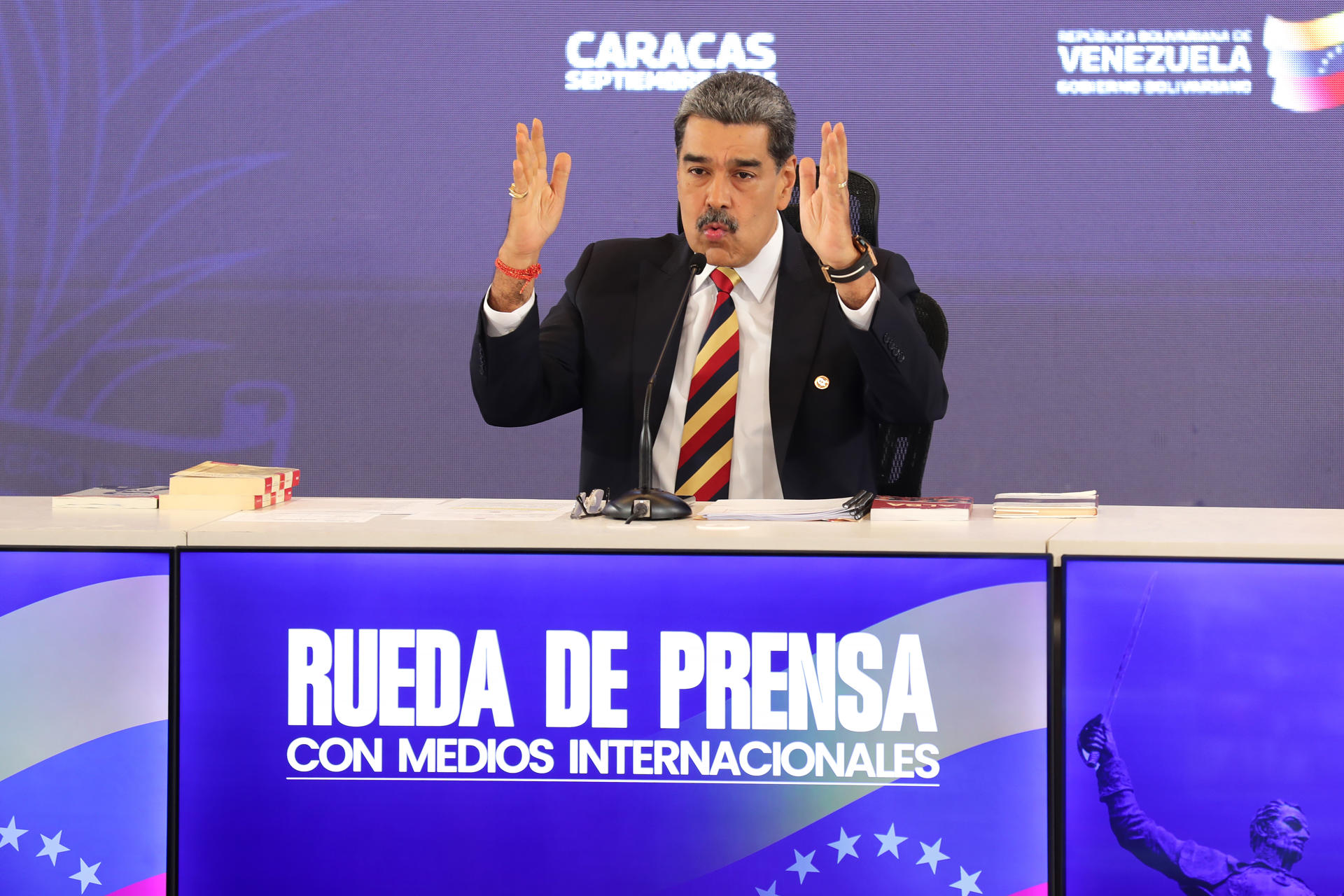 El presidente de Venezuela, Nicolás Maduro. EFE/ Ronald Peña