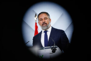 El presidente de Vox, Santiago Abascal. EFE/ Daniel González
